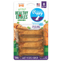 Nylabone Healthy Edibles Puppy Turkey  Sweet Potato Dog Chew Treats Turkey  Sweet Potato, XS/Petite  Up To 15 Lbs. 8 ct