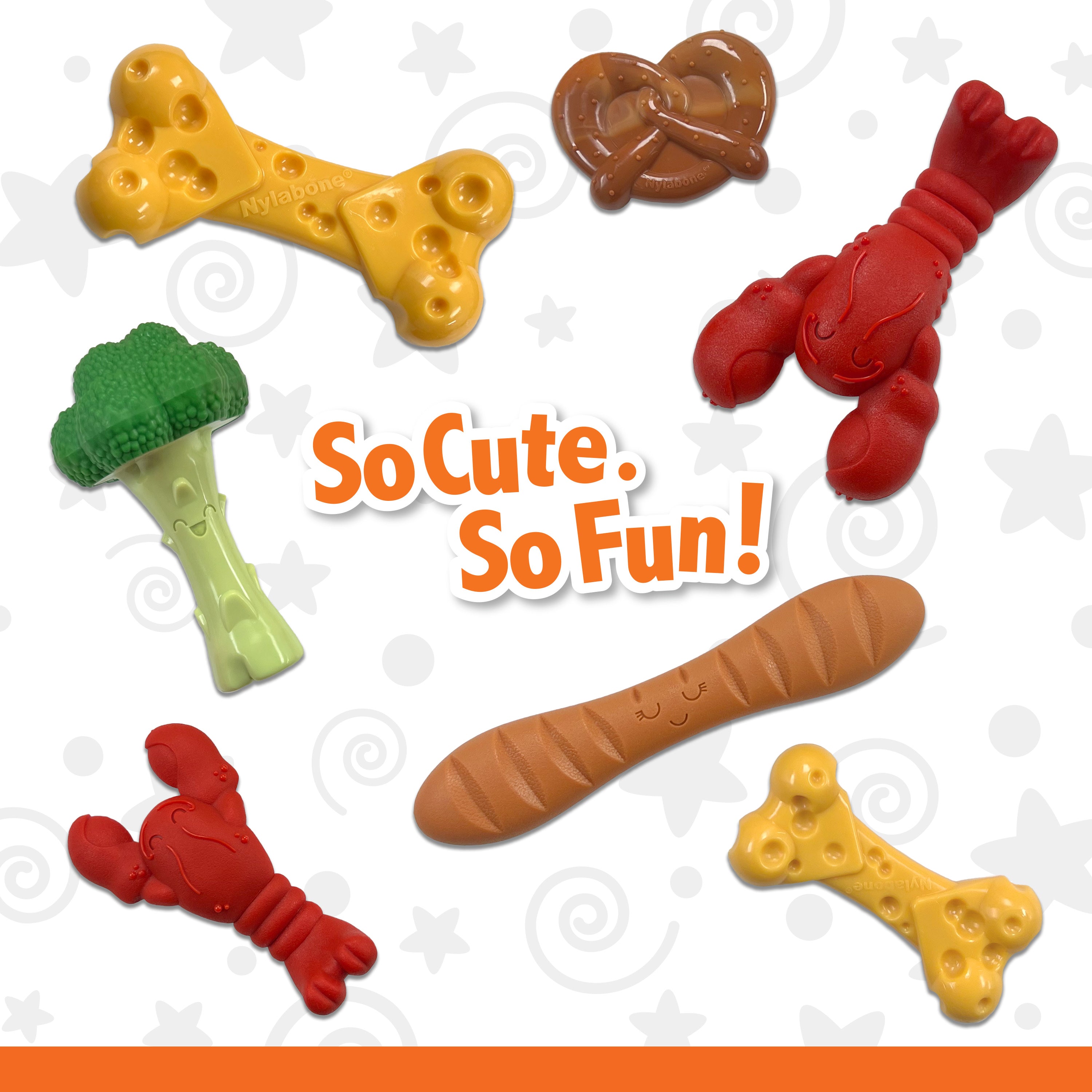 Nylabone Power Chew Pretzel Dog Toy Bacon & Peanut Butter 1ea/SMall/Regular - Up To 25 Ibs.