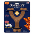 Nylabone Gourmet Style Strong Wishbone Dog Chew Toy Bacon 1ea/Large/Giant - Up To 50 lb