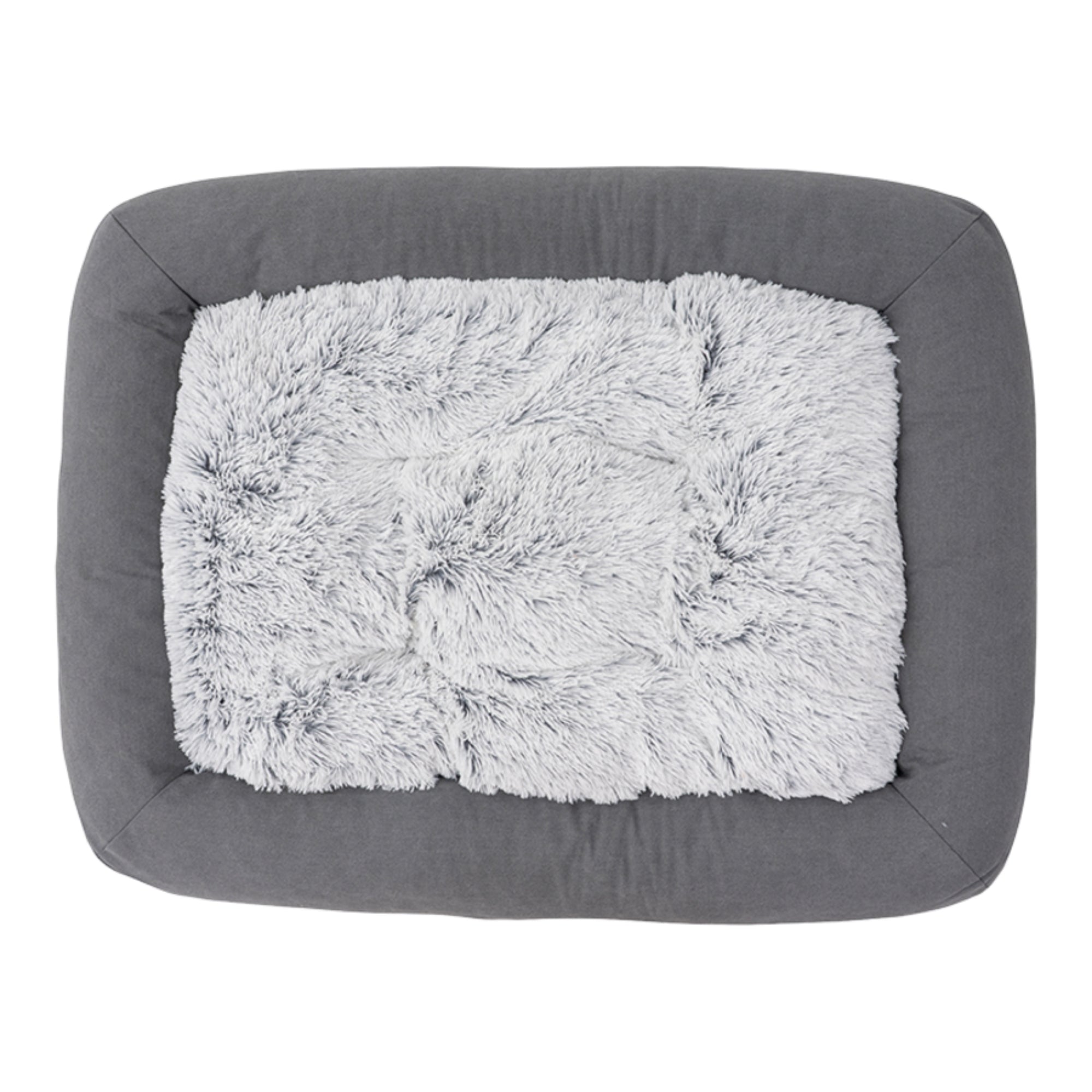 Tall Tails Dog & Cat Grey All In One Bed, 34.5" x 27"