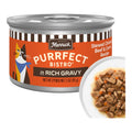 Merrick Cat Purrfect Bistro Delicious Premium High Protein  Stewed Chicken Beef And Carrot Recipe In Gravy 3oz. (Case of 24)