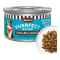 Merrick Cat Purrfect Bistro Delicious Premium High Protein  Wild Caught Cod Spinach And Wild Rice Recipe Grilled In Gravy 3oz. (Case of 24)