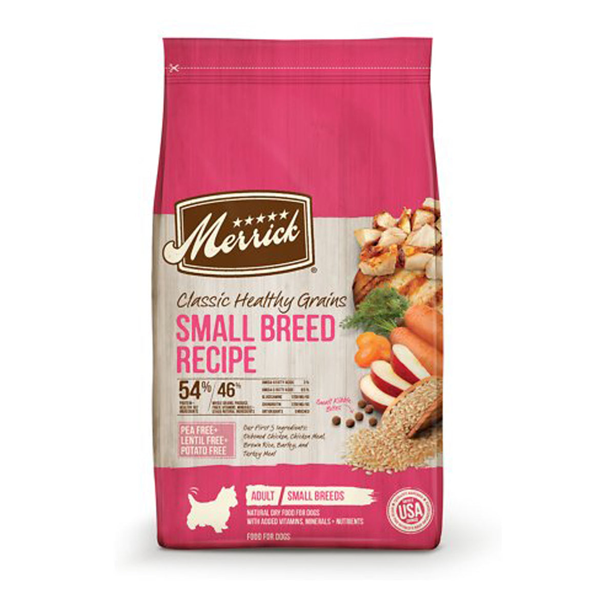 Merrick Classic Healthy Grains Small Breed Dry Dog Food – Deboned Chicken Recipe 12Lb