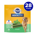 Pedigree DENTASTIX Dog Dental Treat Fresh 1ea/28Ct Resealable Pouch
