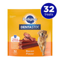 Pedigree DENTASTIX Dog Dental Treat Bacon 1ea/32 ct