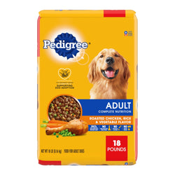 Pedigree Complete Nutrition Adult Dry Dog Food Roasted Chicken, Rice & Vegetable 1ea/18 lb