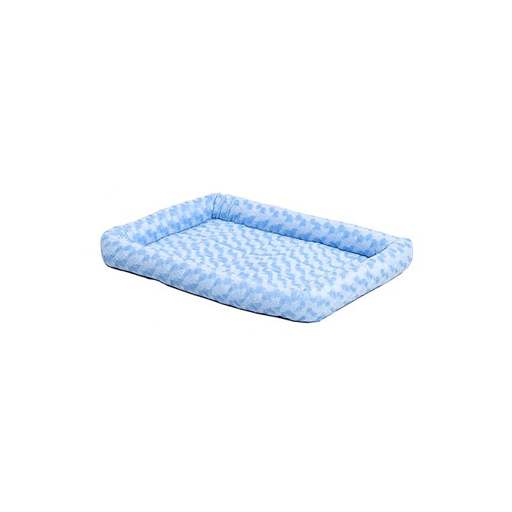 MidWest Homes for Pets QuietTime Bolster Dog Bed Powder Blue 1ea/18in X 24in.