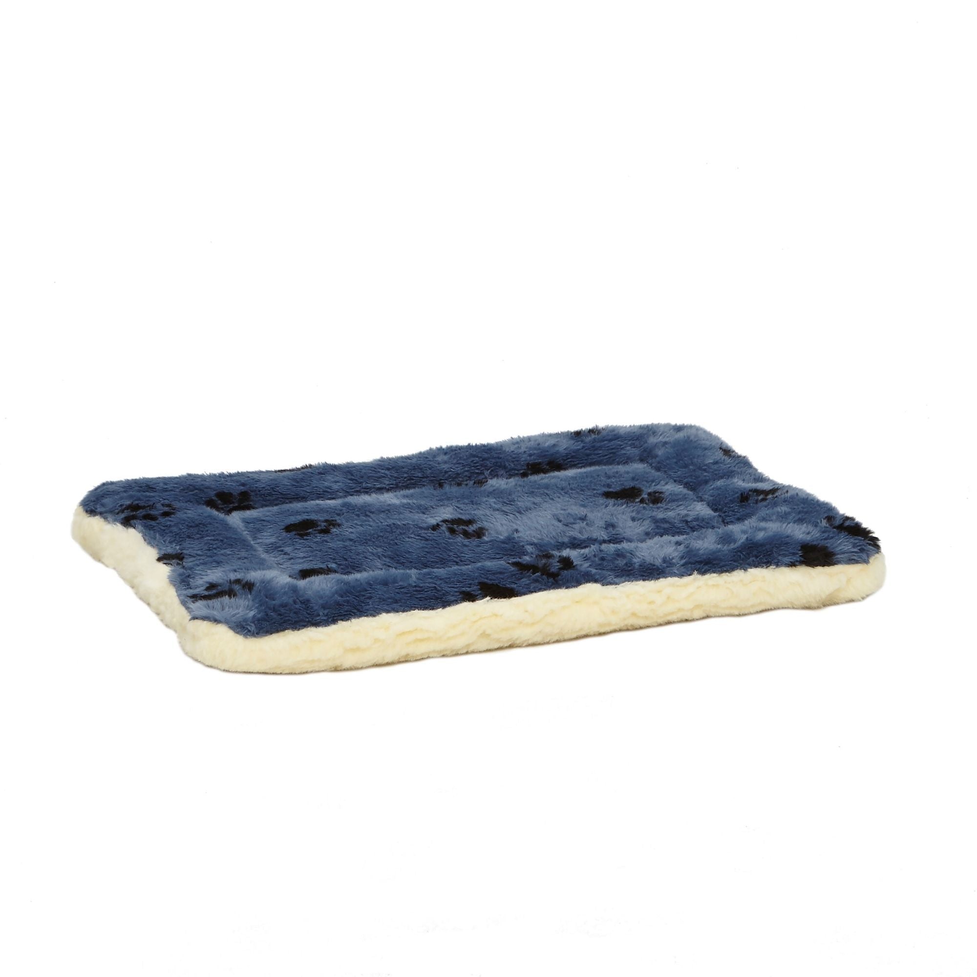 MidWest Homes for Pets Reversible Paw Print Dog Bed Blue 1ea/18in X 24in.