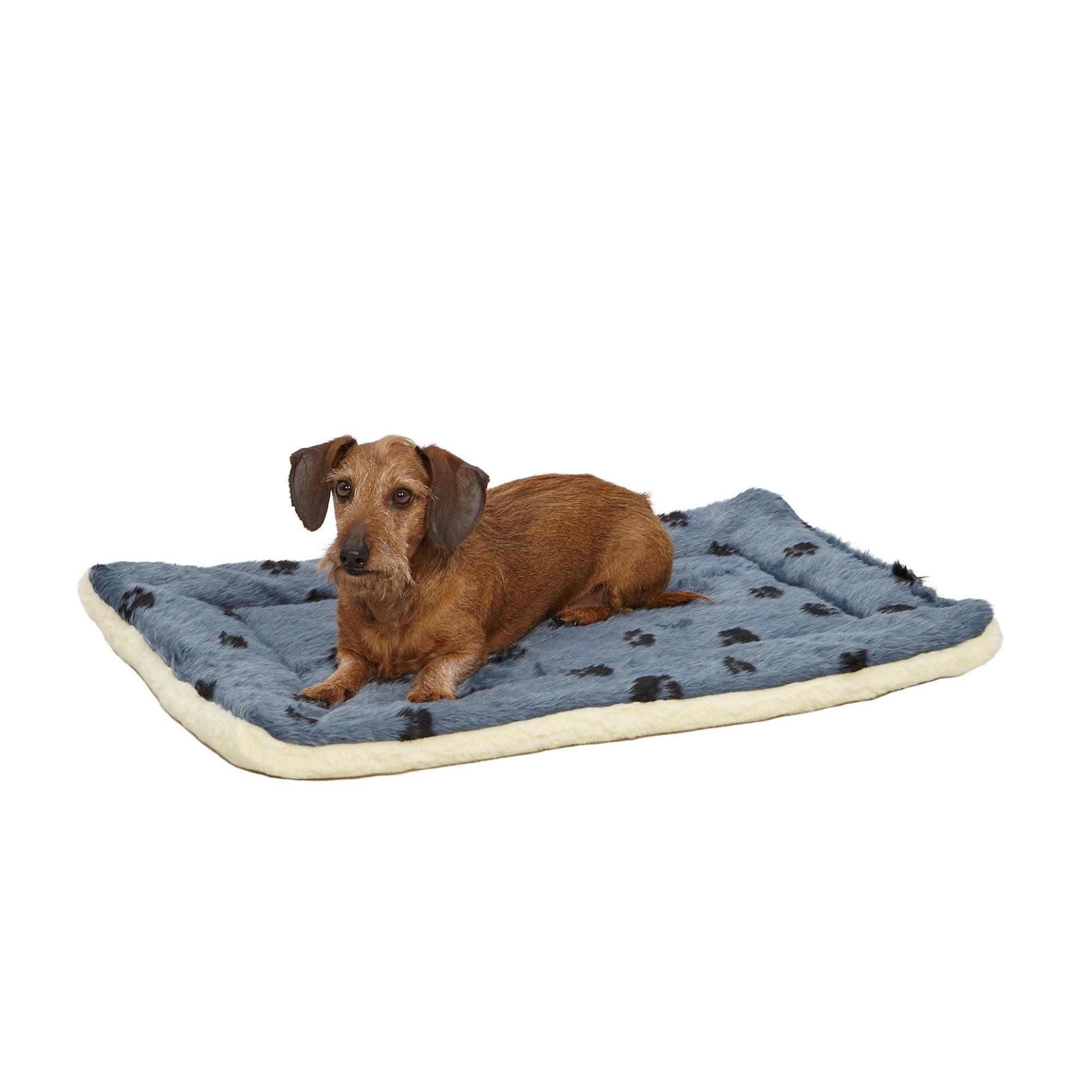 MidWest Homes for Pets Reversible Paw Print Dog Bed Blue 1ea/20in X 30in.