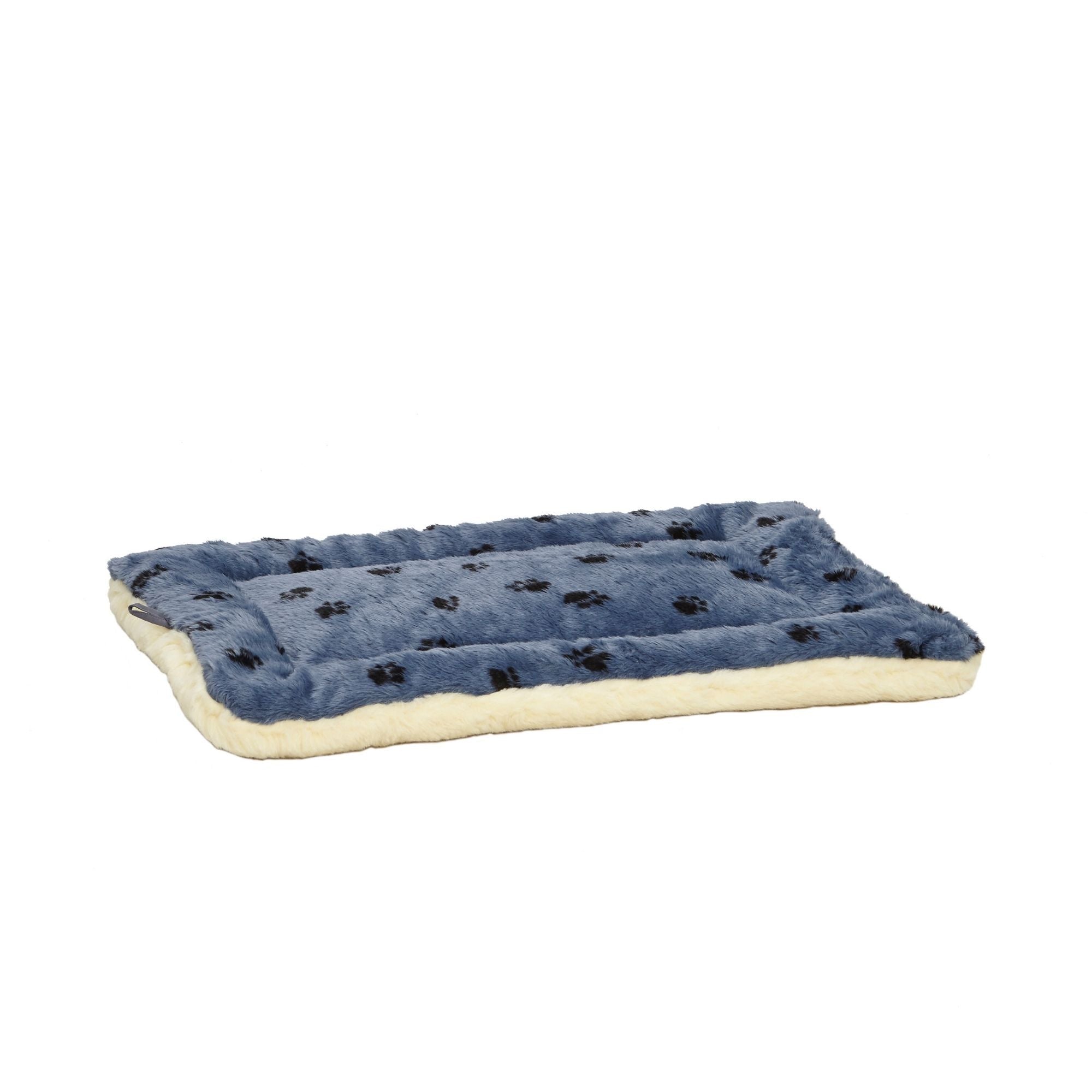 MidWest Homes for Pets Reversible Paw Print Dog Bed Blue 1ea/22in. X 36in.