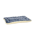 MidWest Homes for Pets Reversible Paw Print Dog Bed Blue 1ea/26in. X 42in.