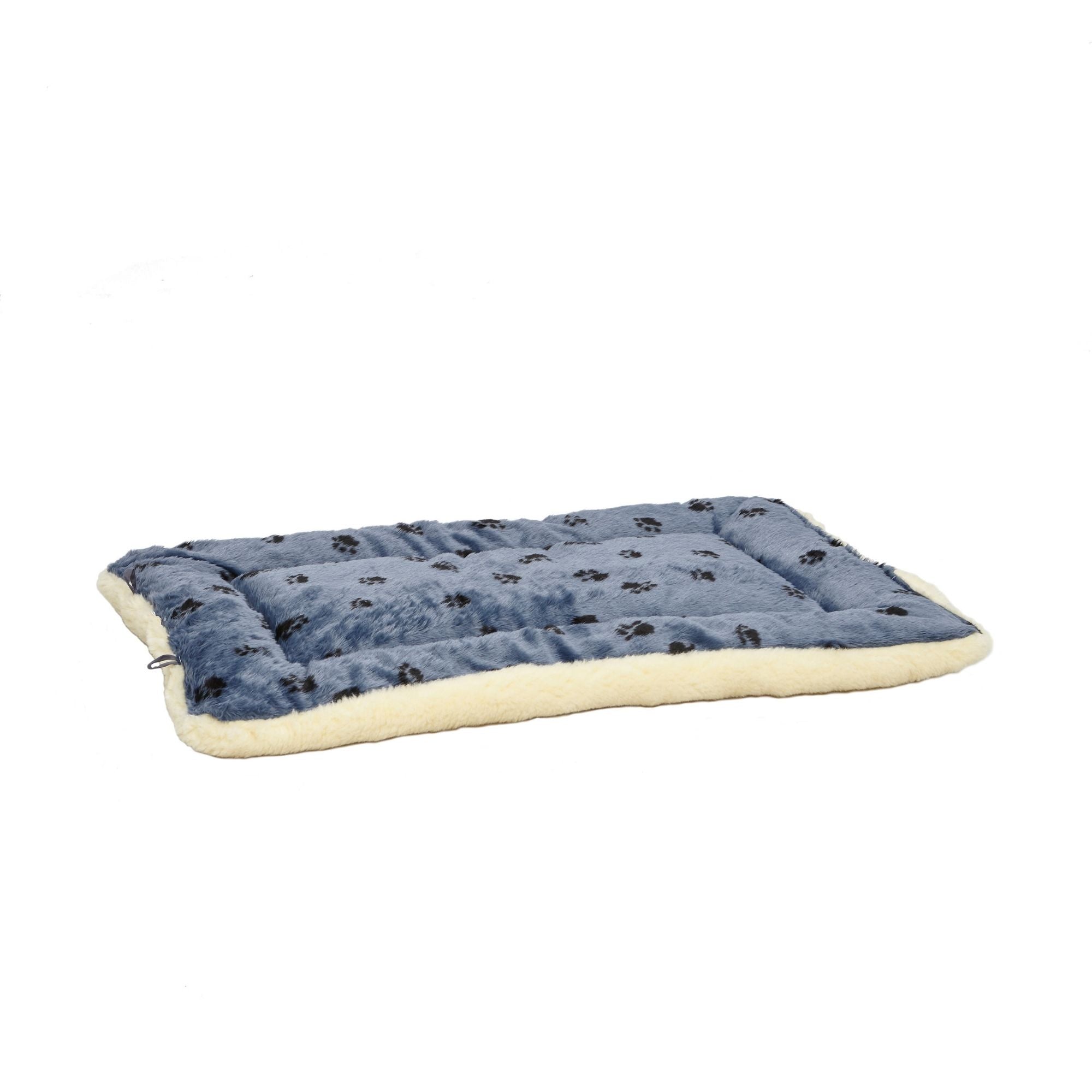 MidWest Homes for Pets Reversible Paw Print Dog Bed Blue 1ea/26in. X 42in.