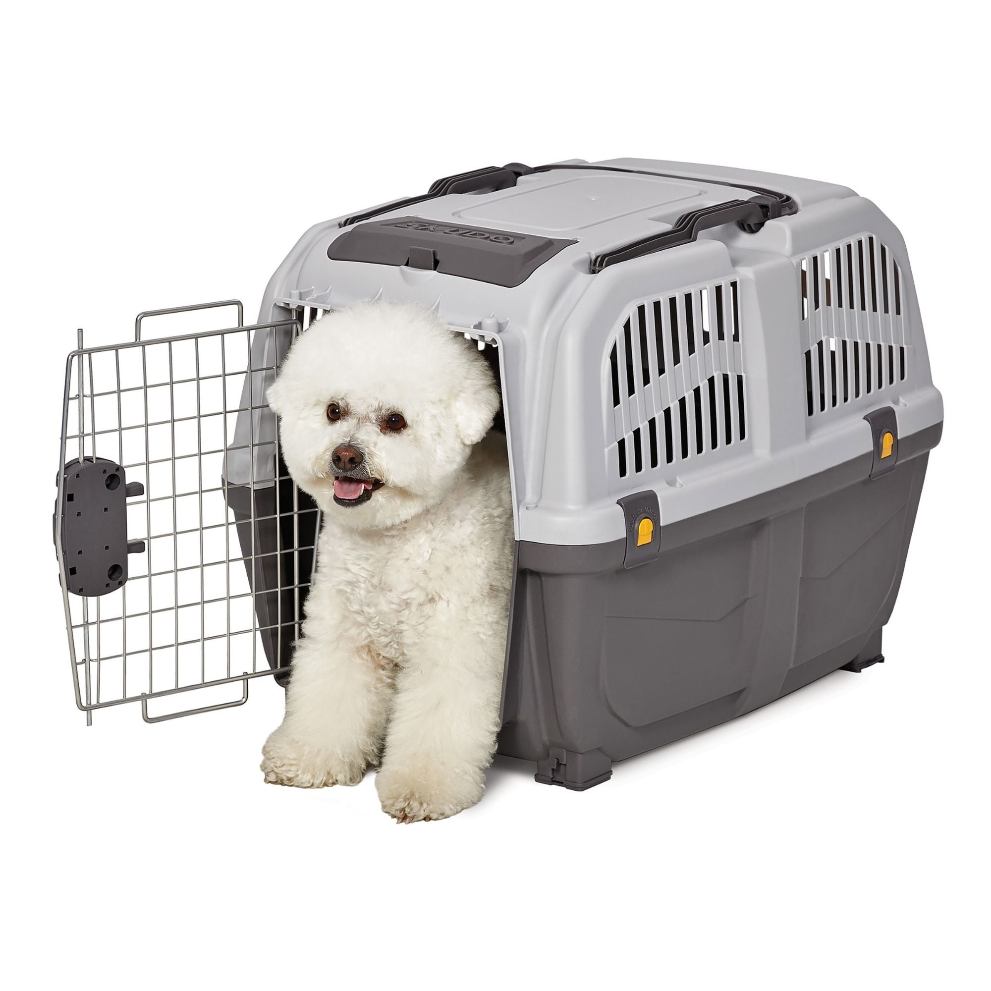 MidWest Homes for Pets Skudo Travel Dog Carrier Grey 1ea/27in.