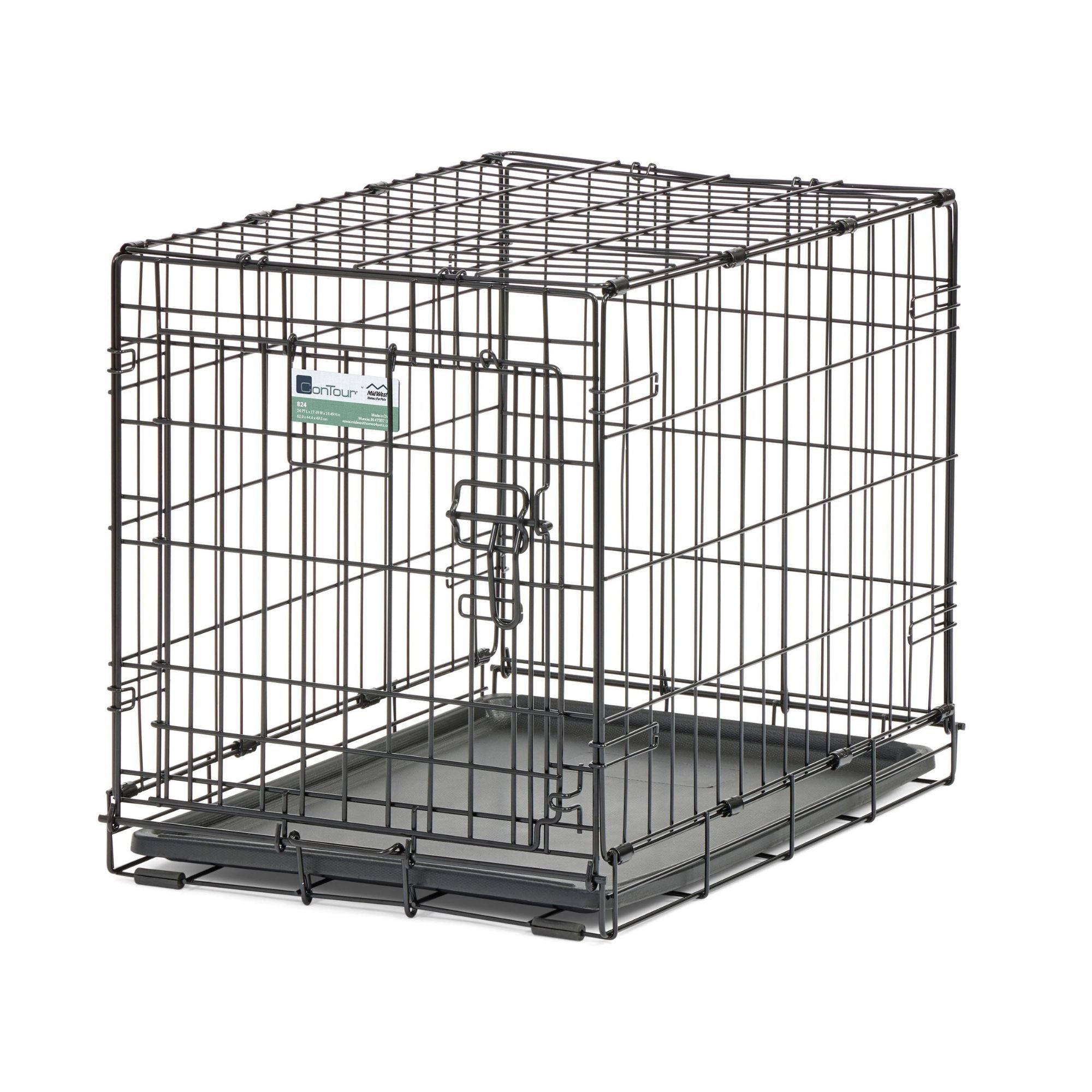 MidWest Homes for Pets Contour Single Door Dog Crate 1ea/24in.