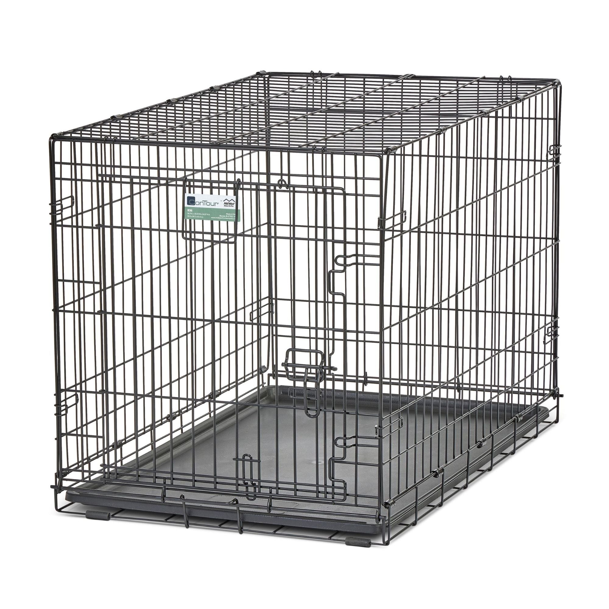 MidWest Homes for Pets Contour Single Door Dog Crate 1ea/36in.