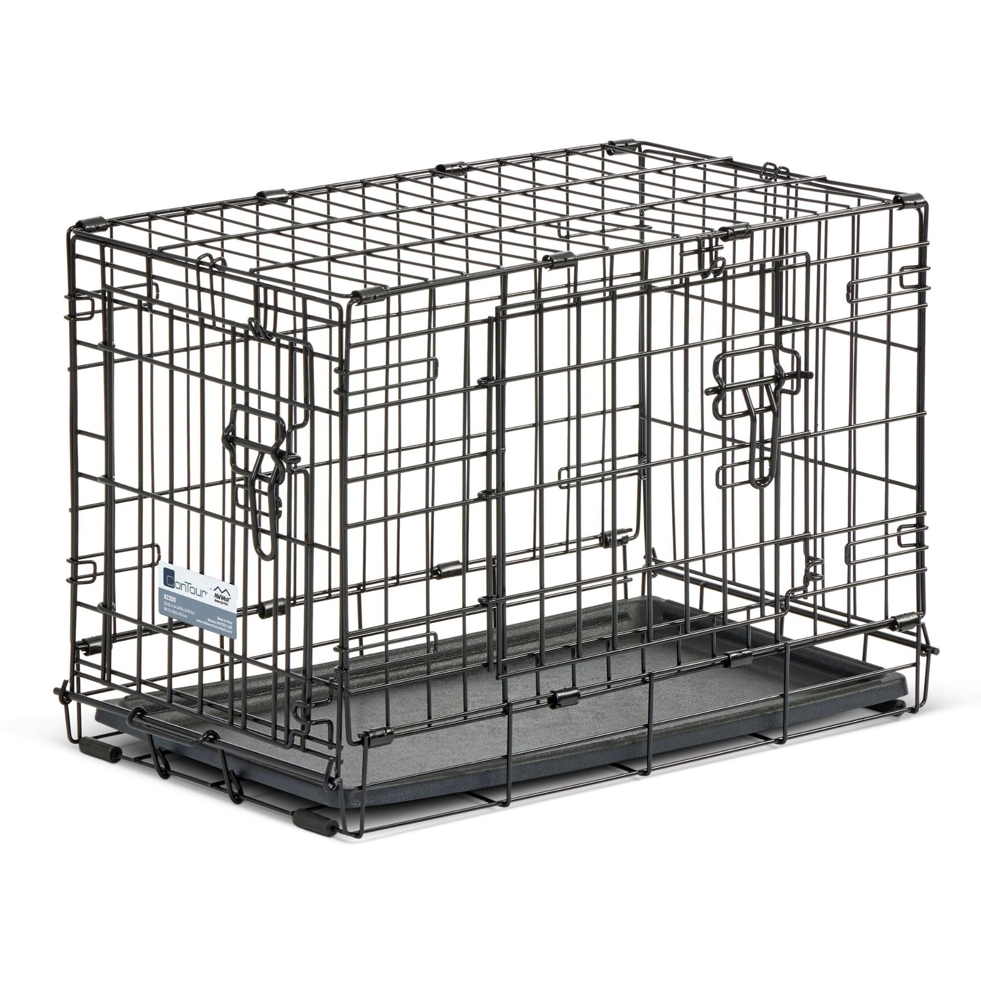 MidWest Homes for Pets Contour Double Door Dog Crate 1ea/22in.