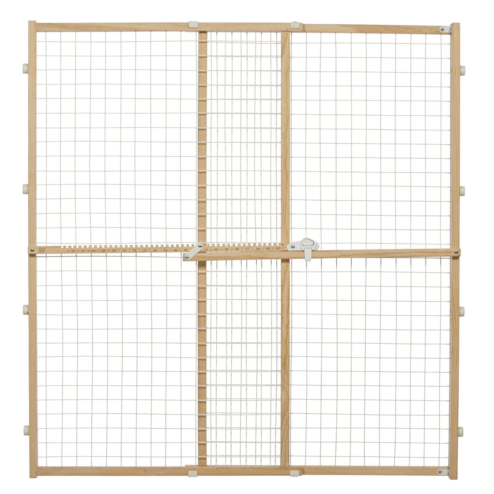 MidWest Homes for Pets Expandable Wood Gate 1ea/29-50in X 44in.
