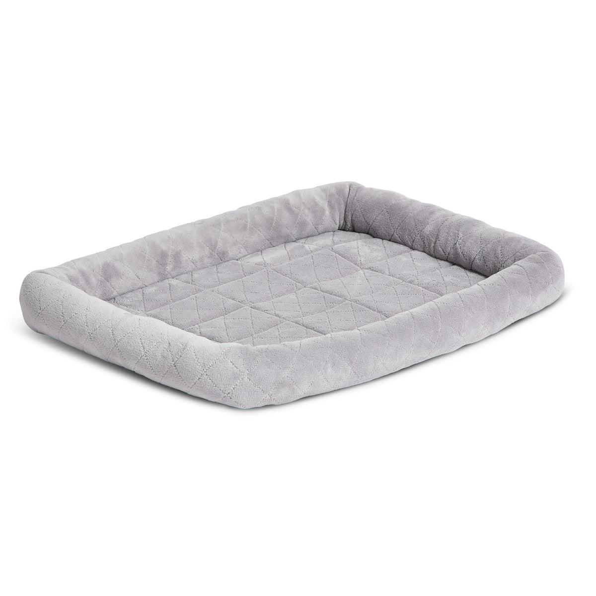 MidWest Homes for Pets Deluxe Diamond Stitch Pet Dog Bed Gray 1ea/30in.