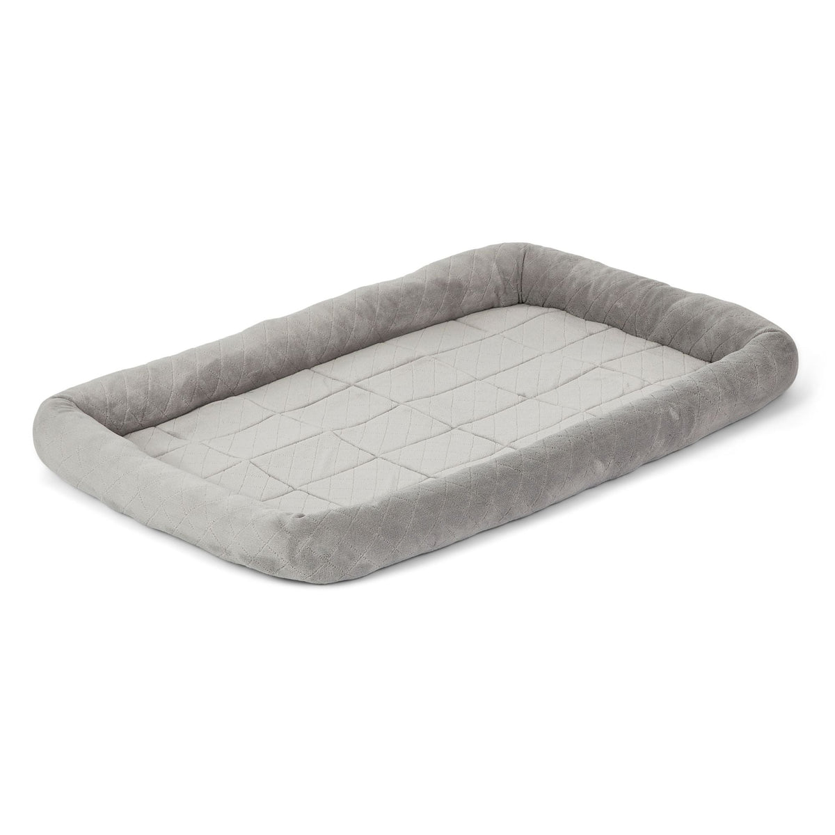 MidWest Homes for Pets Deluxe Diamond Stitch Pet Dog Bed Gray 1ea/48in.