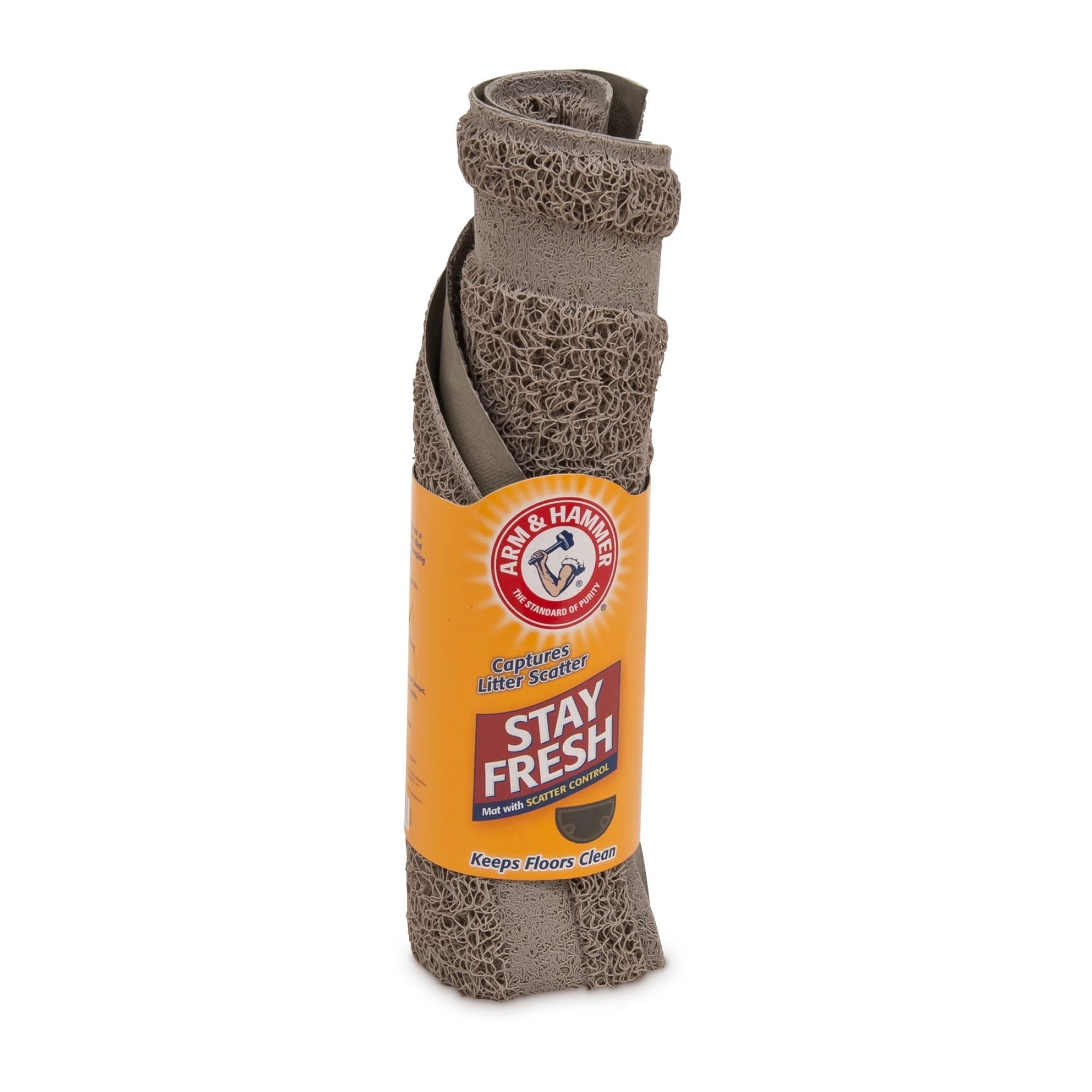 Arm & Hammer Half Circle Cat Litter Mat Pearl Tan 4ea/One Size