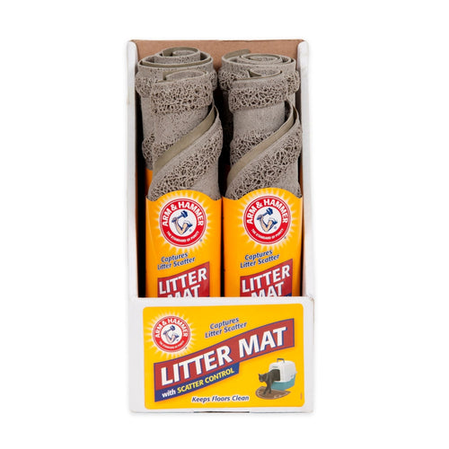 Arm & Hammer Half Circle Cat Litter Mat Pearl Tan 4ea/One Size
