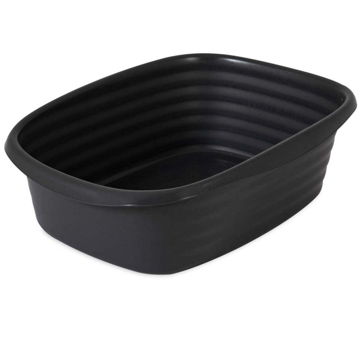 Arm & Hammer Wave Cat Litter Pan Black 6ea/LG