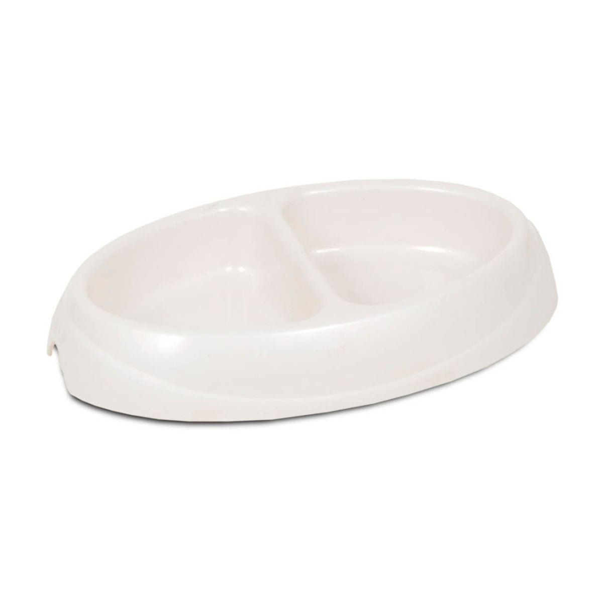 Petmate Ultra Lightweight Double Diner Dog Cat Bowl Assorted Colors Small