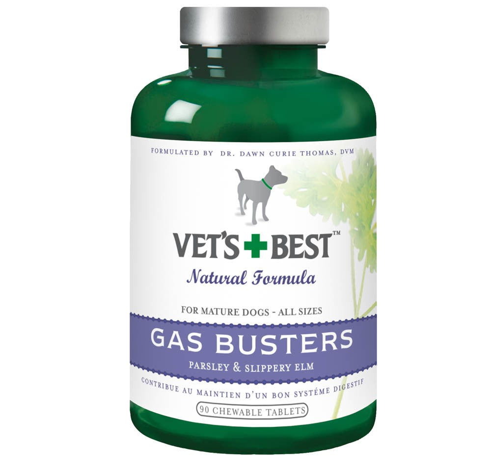 Vet's Best Best Gas Busters Dog Supplement Tablets 90ct