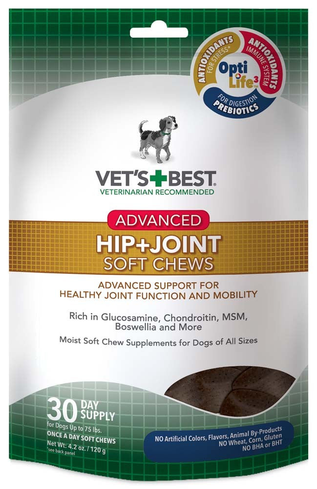 Vets Best Advanced Hip Joint Soft Chews 1Ea-30 Chews; 4.2 Oz