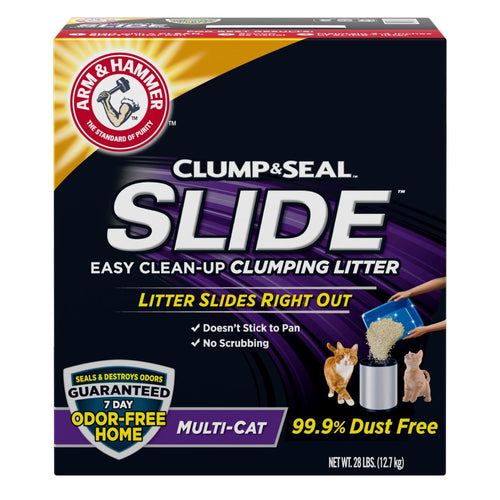 Arm & Hammer Clump & Seal Slide Multi-Cat Cat Litter 1ea/28 lb