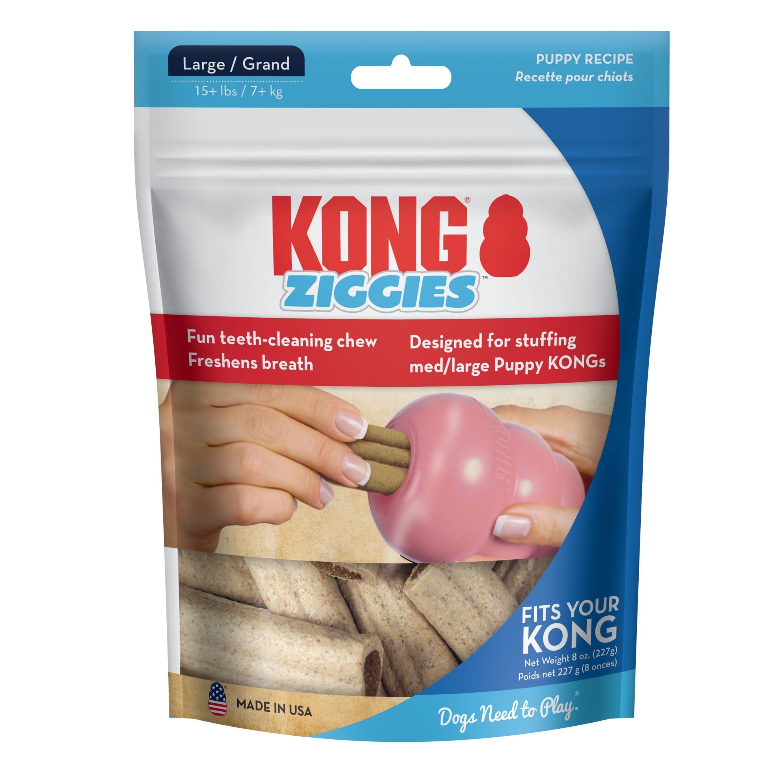 Kong Stuff'N Ziggies Puppy Treat blank/8 oz., 6 Ct, Lg Default Title