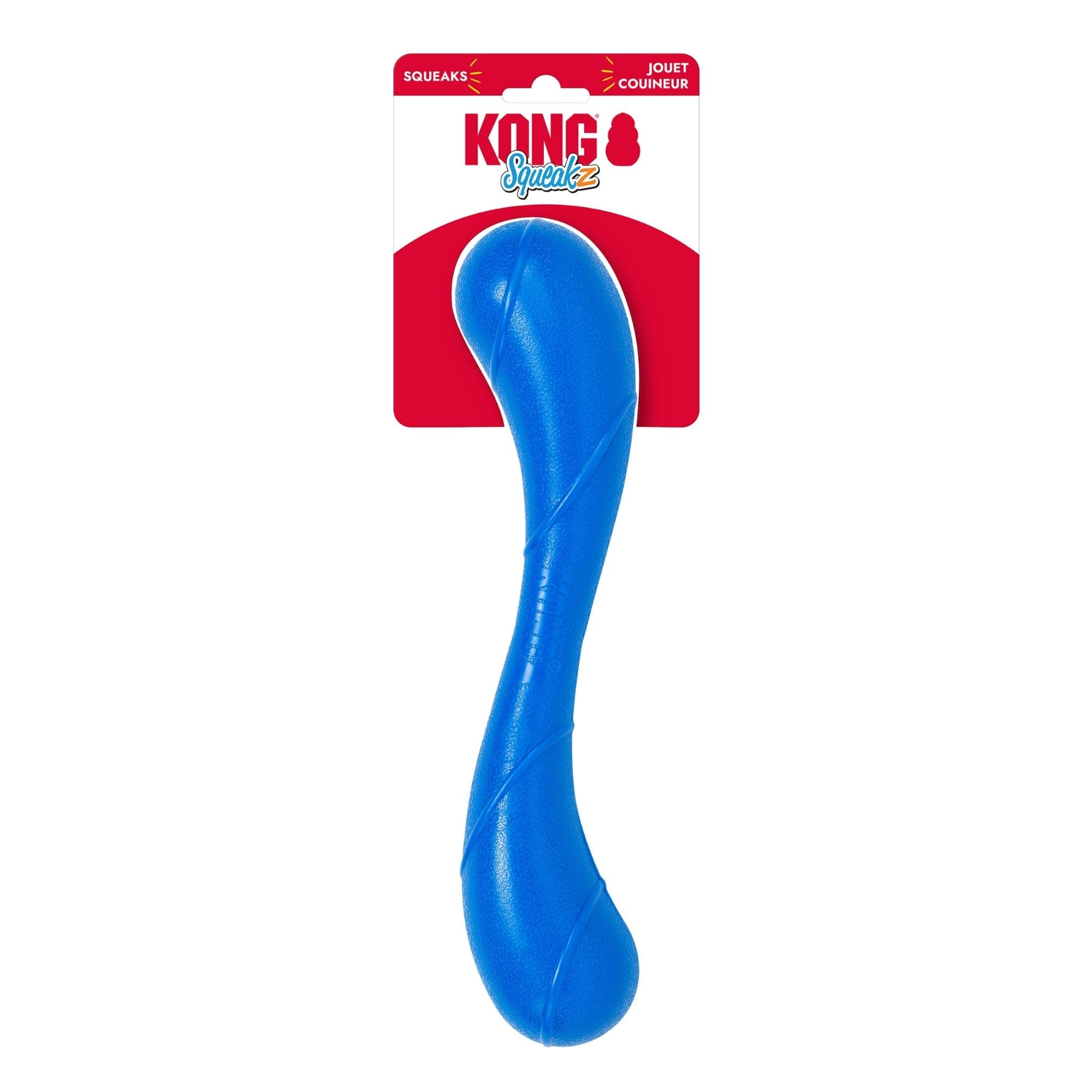 KONG Squeakz Stick Dog Toy Blue 1ea/MD