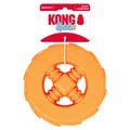 KONG Squeakz Wheel Dog Toy Orange 1ea/LG