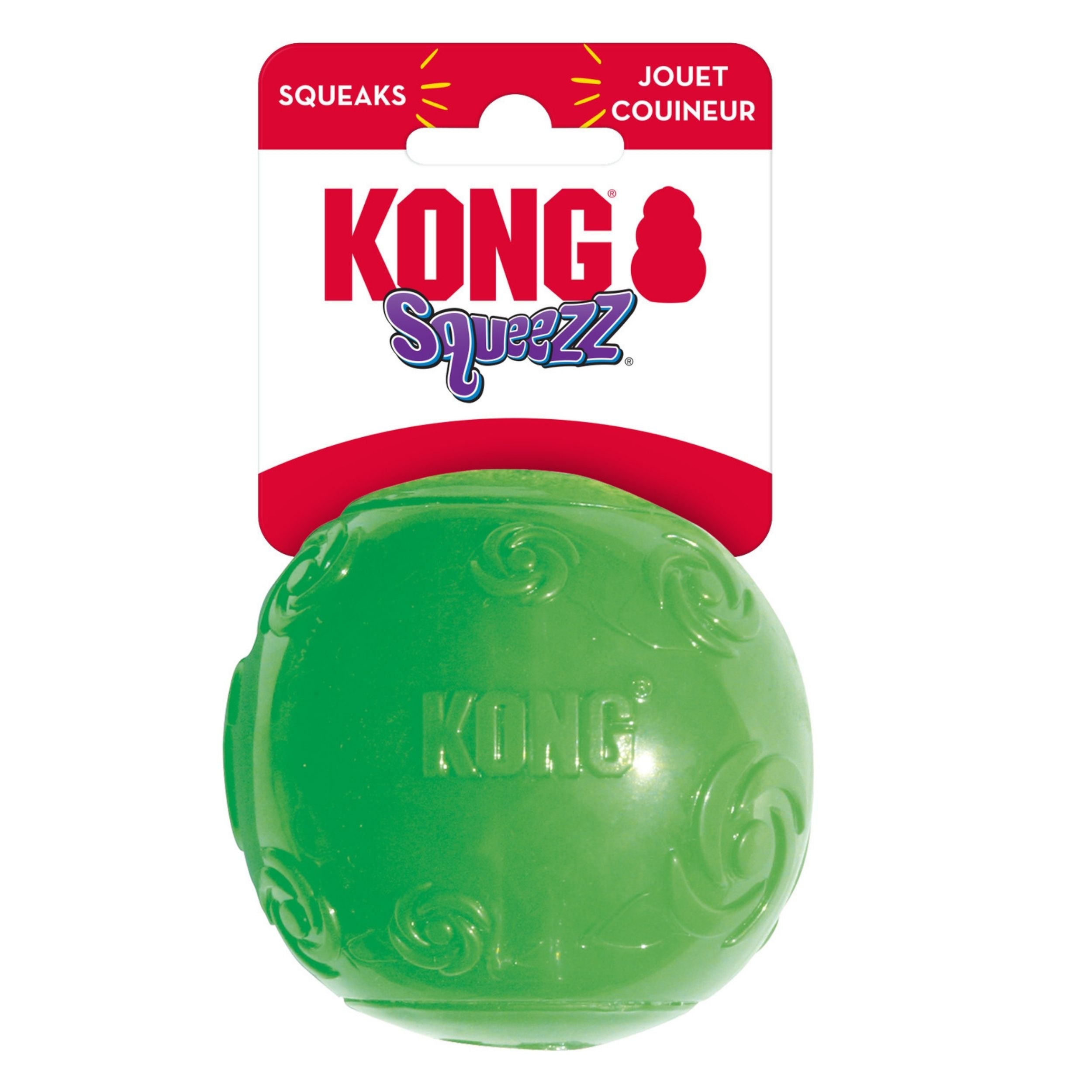 Kong Squeezz Ball Dog Toy Color Assorted 1ea/Xl Default Title