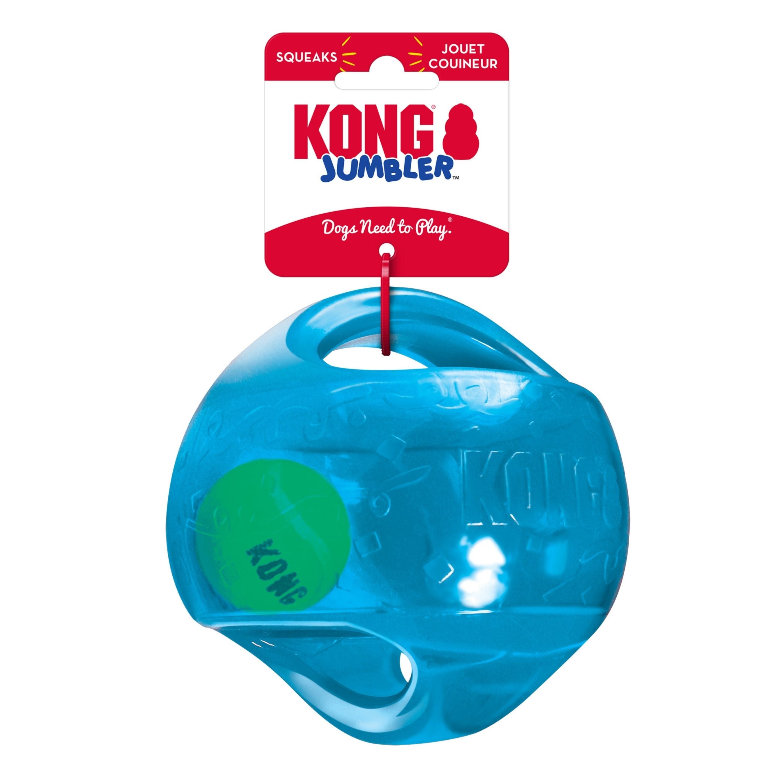 Kong Jumbler Dog Toy Ball Assorted 1ea/Md/Lg Default Title
