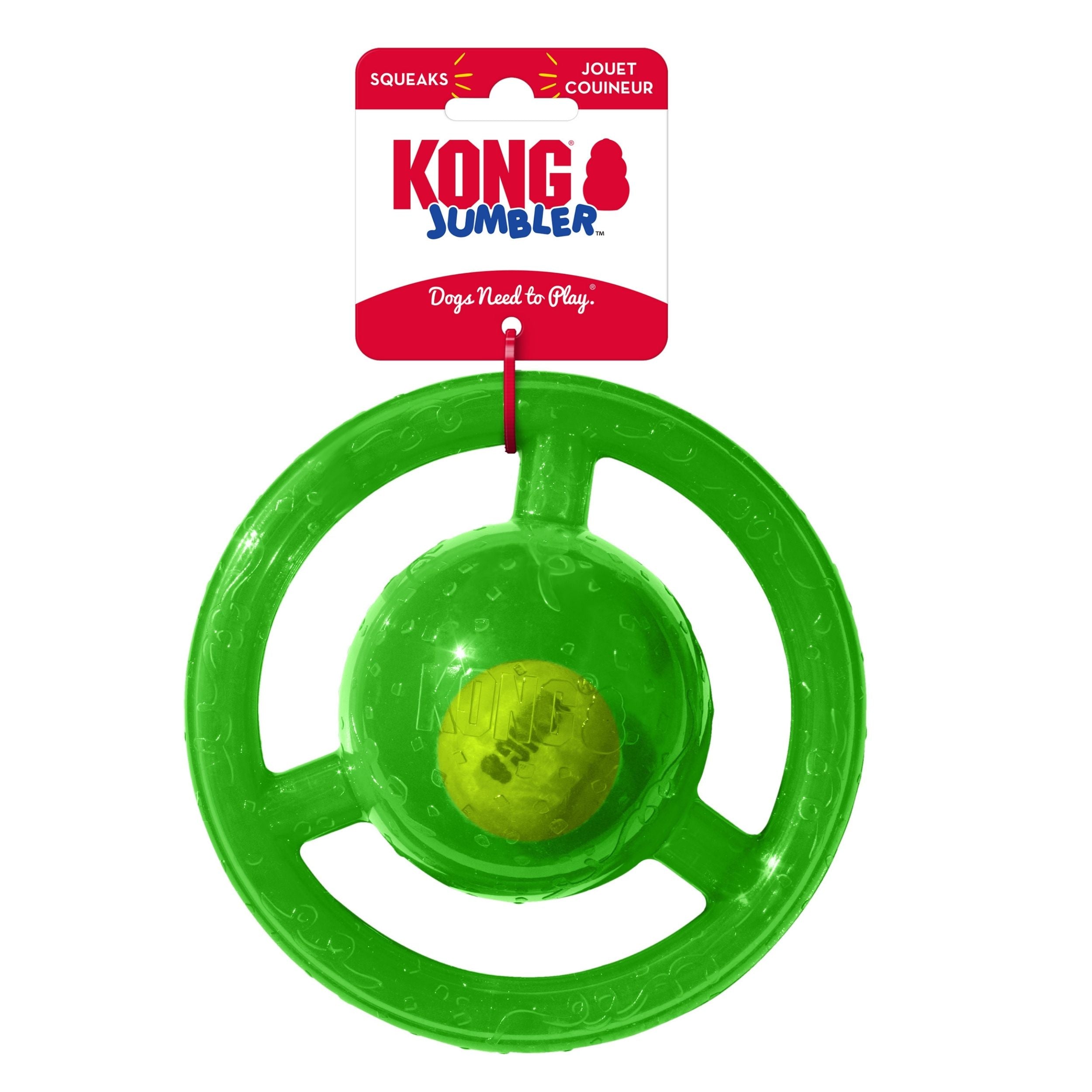Kong Jumbler Dog Toy Disc Assorted 1ea/Md/Lg Default Title
