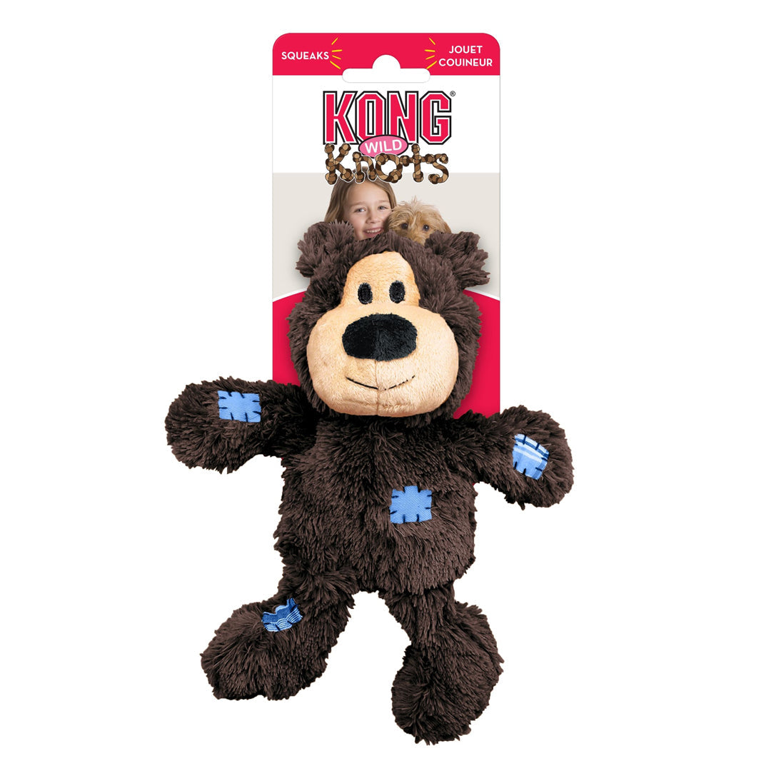 KONG Wild Knots Bear Dog Toy Small/Medium