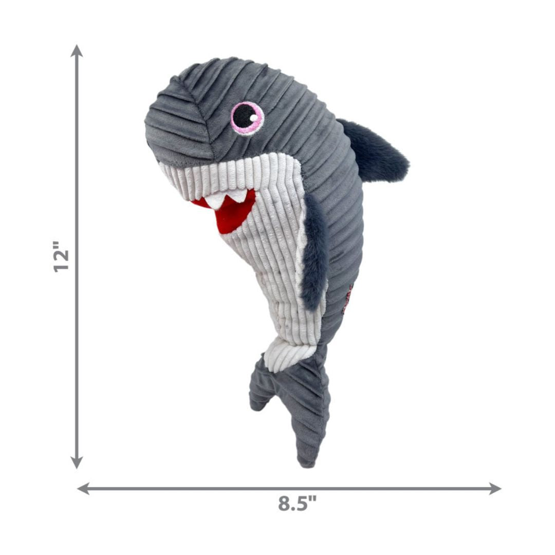 KONG Cuteseas Rufflez Dog Toy Shark MD/LG