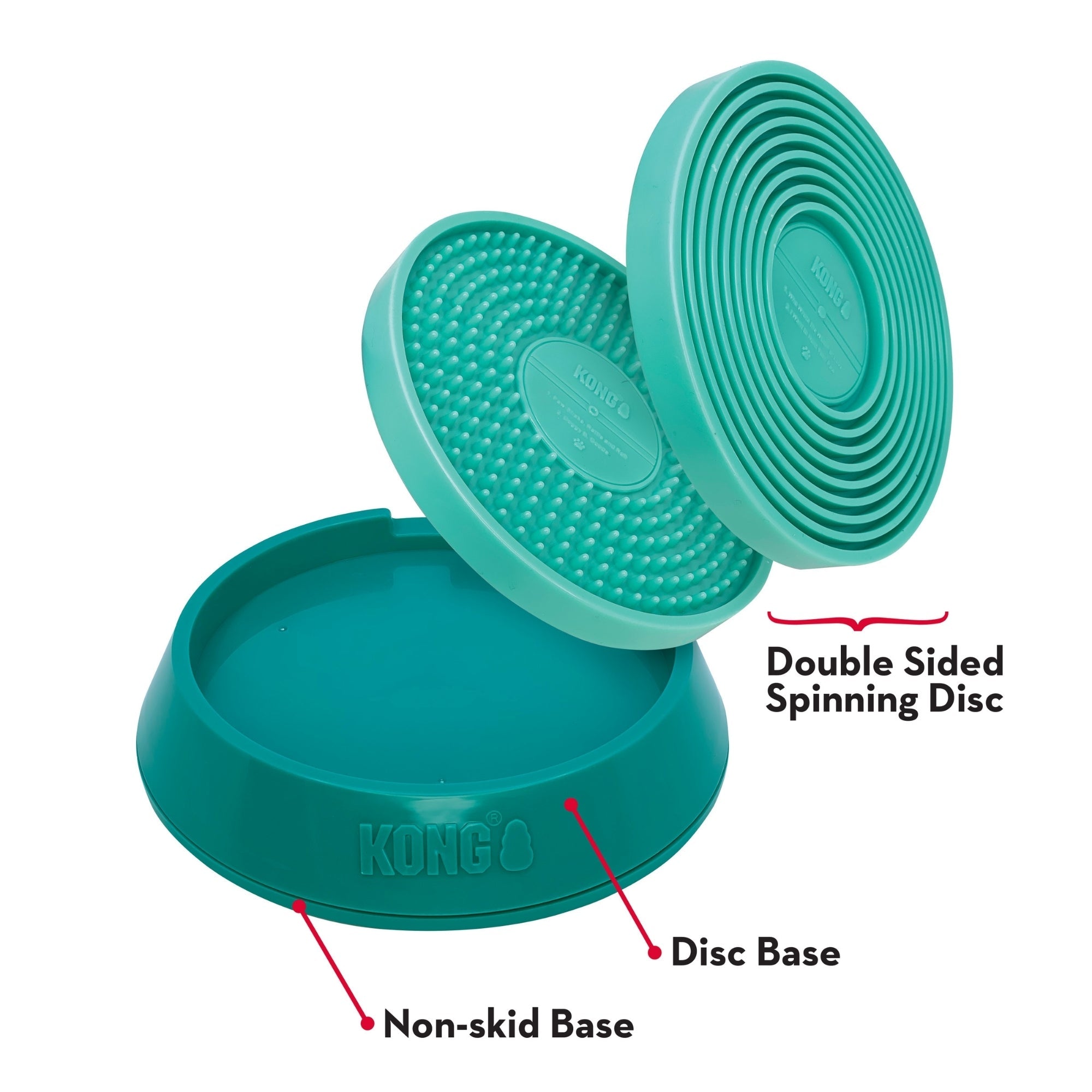 KONG Licks Spinz Treat Dispenser blank/LG