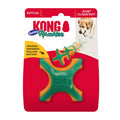 KONG Rambler Rattlez Dog Toy X-Ball, blank/LG