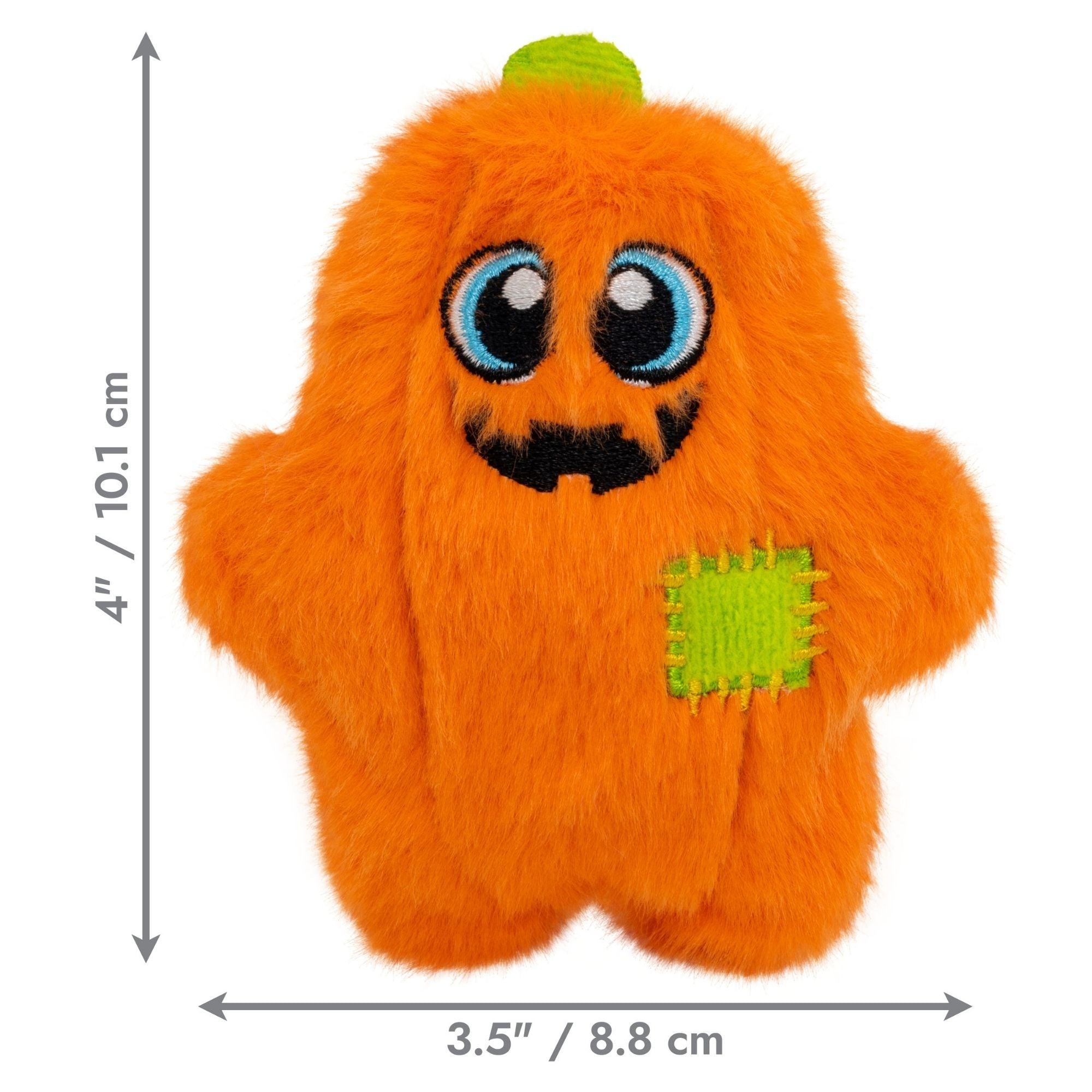 KONG Halloween Snuzzles Monster and Pumpkin Dog Toy Assorted 1ea/XS