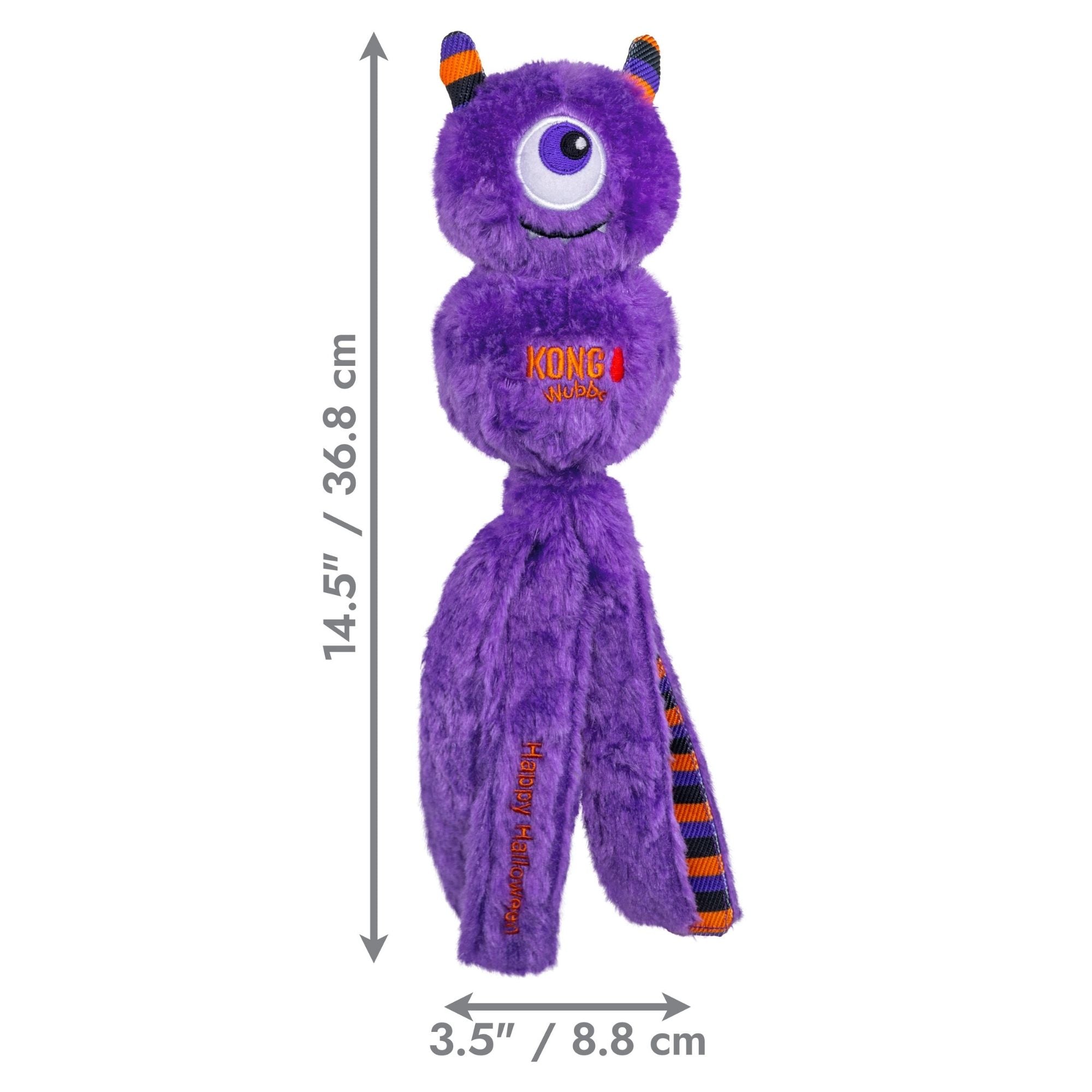 KONG Halloween Wubba Monster Dog Toy Purple 1ea/LG