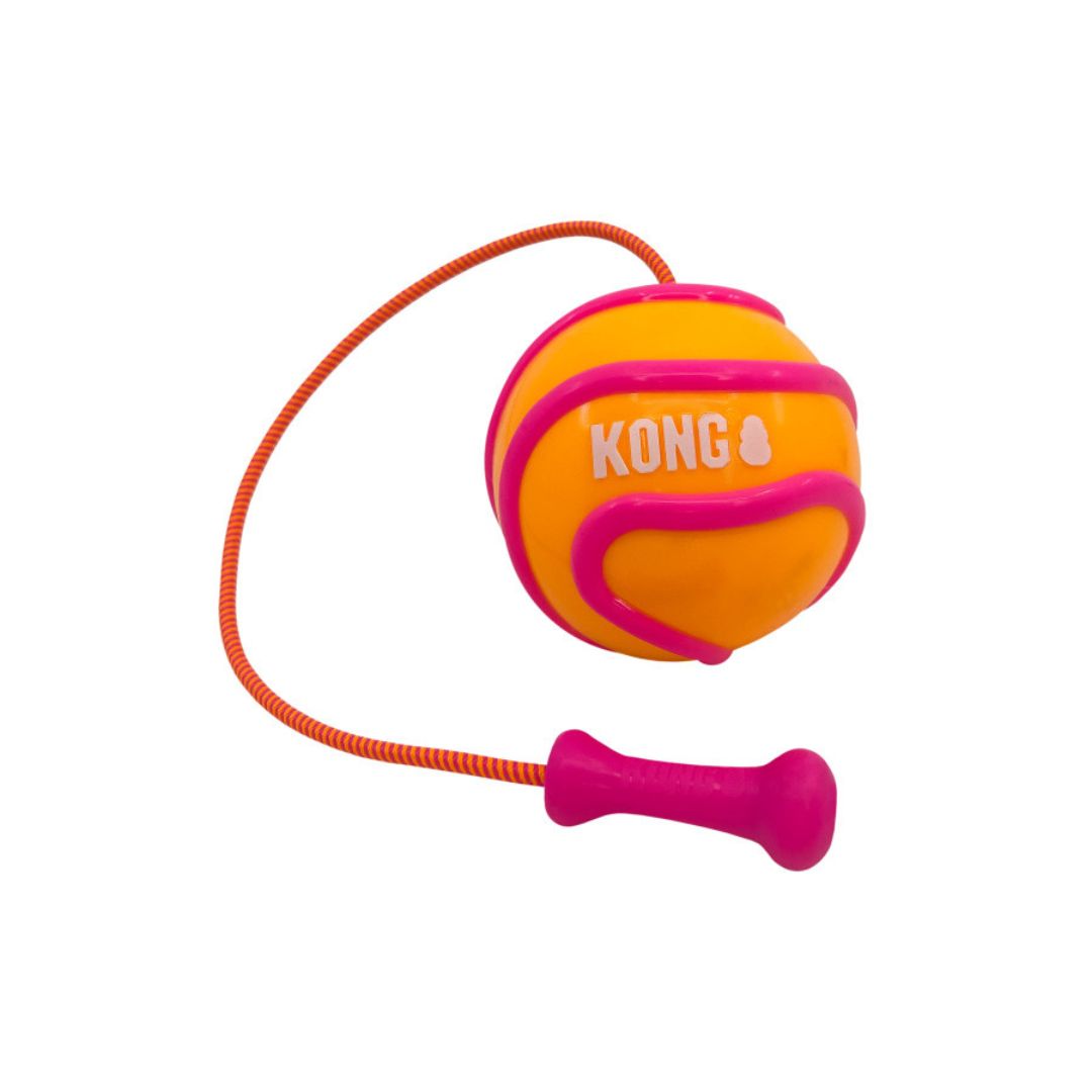 KONG Bunji HighViz Ball Dog Toy Assorted, 1ea/LG