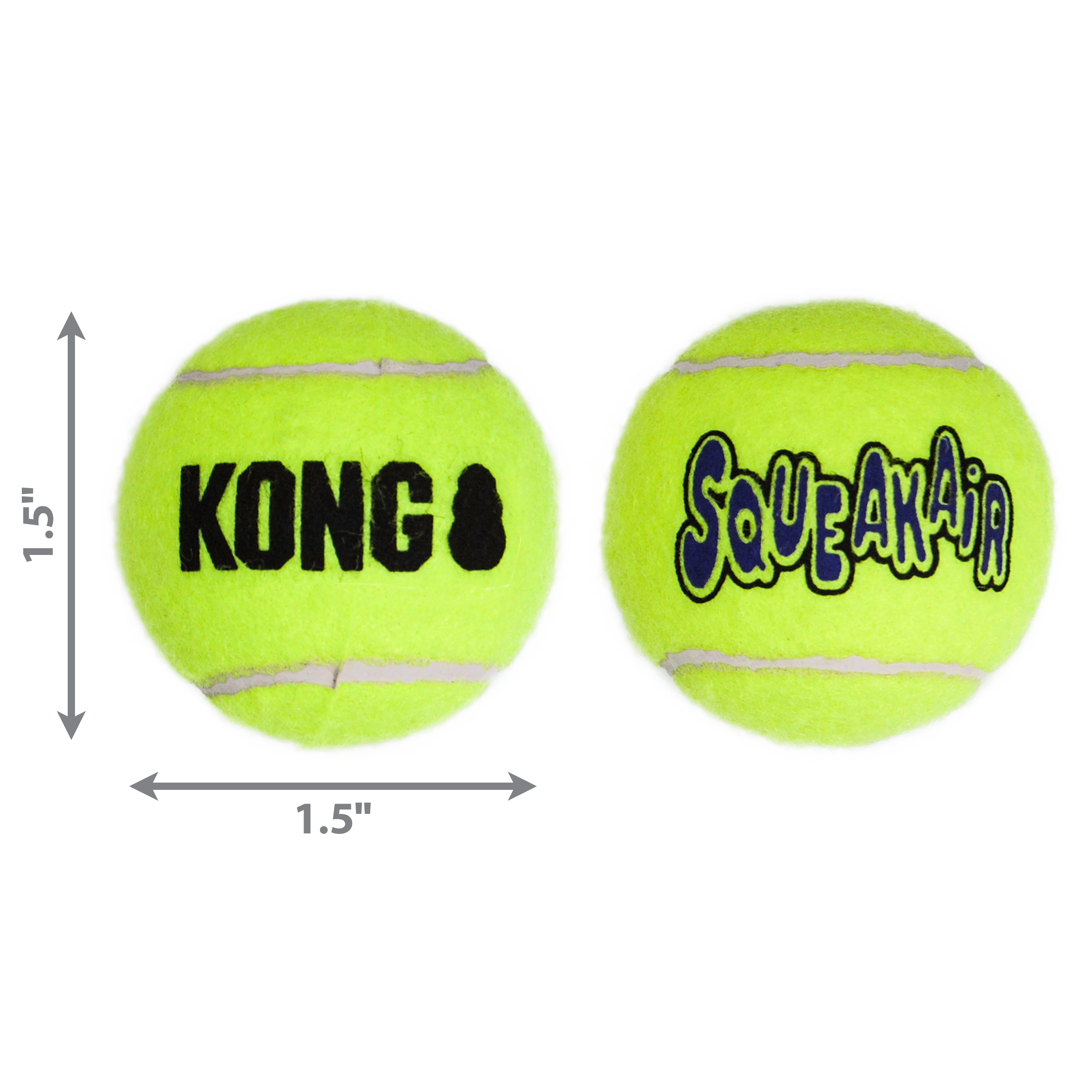 KONG Air Dog Squeaker Tennis Ball Dog Toy 1ea/3 pk, XS
