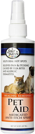 Healthy Promise Pet Aid Medicated Anti-Itch Spray 8oz