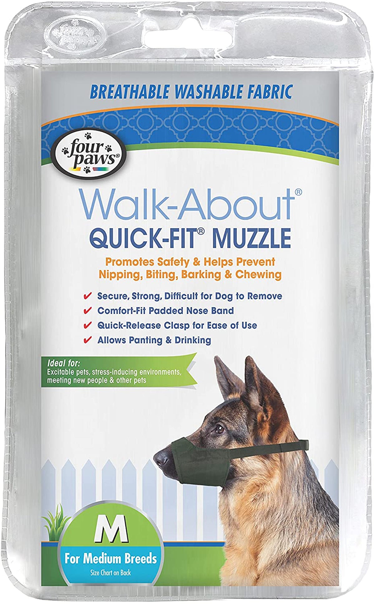 Four Paws Quick Fit Muzzle Size 3