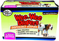 Four Paws Wee Wee Disposable Diapers Extra Small 12pk