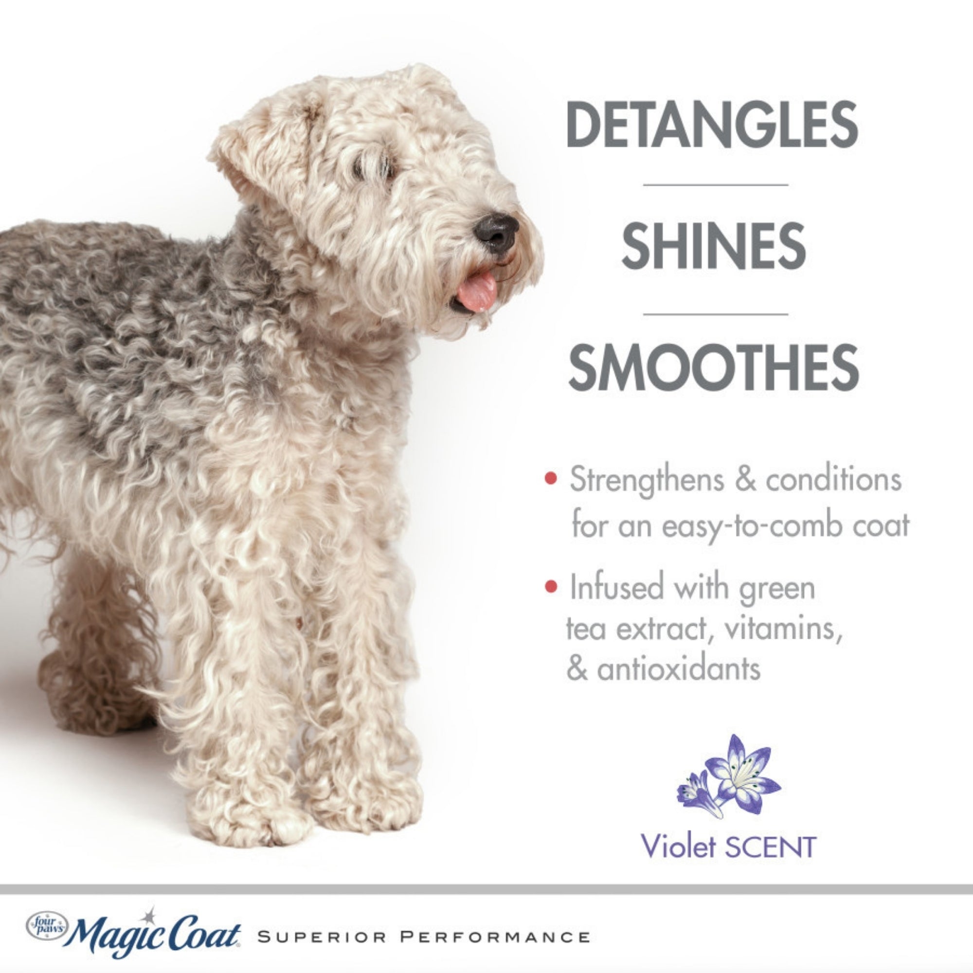 Four Paws Magic Coat Detangling Shampoo for Dogs Detangling Dog Shampoo, blank/16oz.