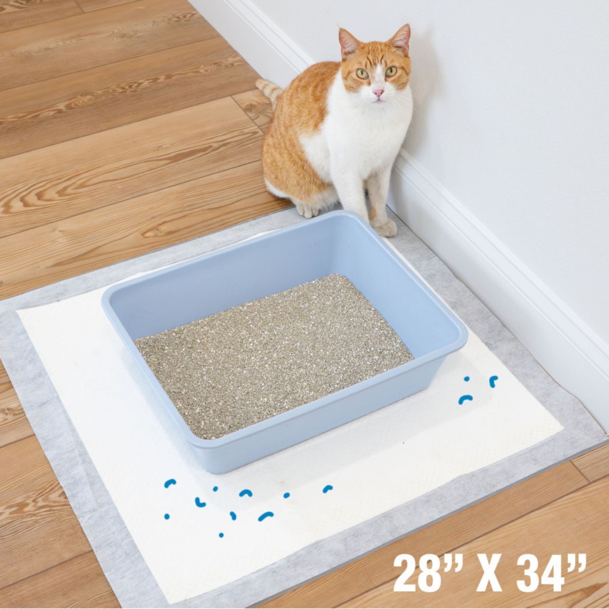 Four Paws Wee-Wee Cat Pads Fresh Scent, 1ea/28 in X 30 in (10 ct)