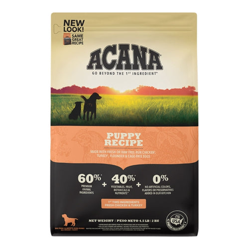 Acana Dog Grain Free Puppy Recipe 4.5Lbs